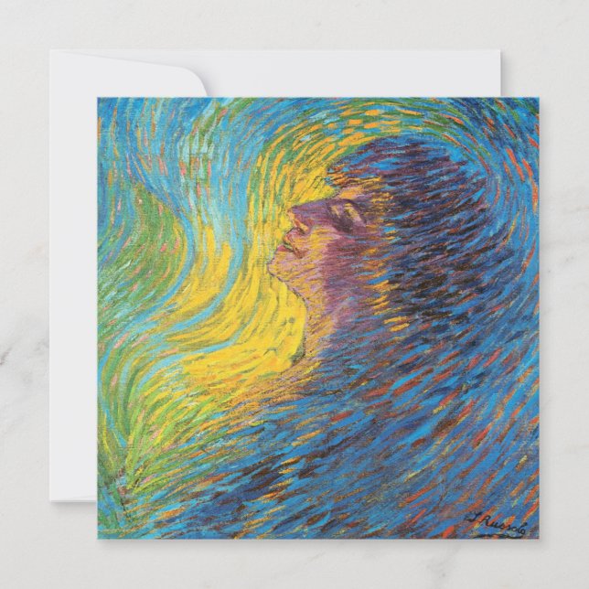 Parfüm (Portrait von Frauen) (von Luigi Russolo) Karte (Vorderseite)
