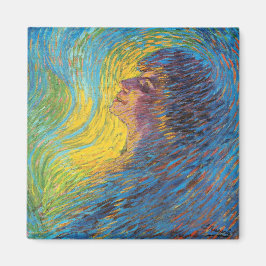 Parfüm (Portrait von Frauen) (von Luigi Russolo) Magnet