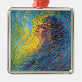 Parfüm (Portrait von Frauen) (von Luigi Russolo) Ornament Aus Metall