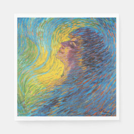 Parfüm (Portrait von Frauen) (von Luigi Russolo) Serviette