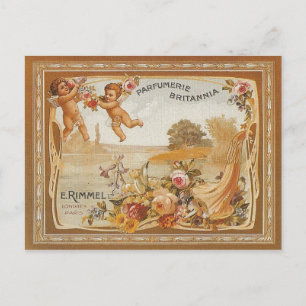 Parfümerie Britannia Vintage-Werbung Postkarte