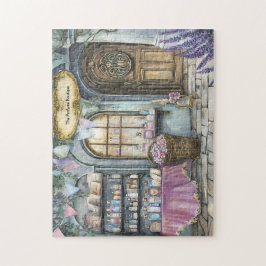 Parfümerie Schaufenster Vintage Flaschen & Blumen Puzzle