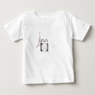Parfumflasche mit Eiffelturm und Rope Baby T-shirt