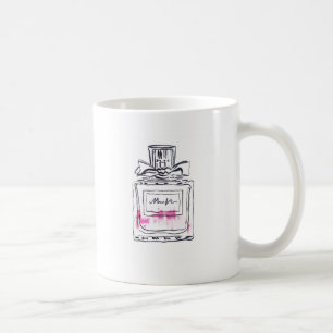 Parfümflaschen-Mode-Wasserfarben-Illustration Kaffeetasse