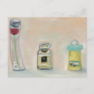 "Parfümflaschen" Postkarte