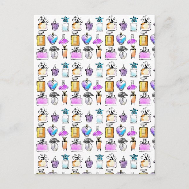 Parfüms Art Postkarte (Vorderseite)