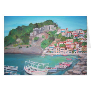 Parga, Griechenland-Karte