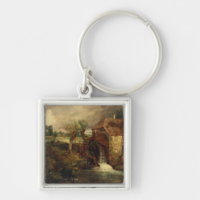 Parham Mill von John Constable Schlüsselanhänger (Vorne)