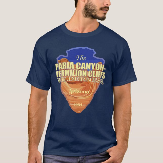 Paria Canyon - Vermilion Cliffs (Pfeilspitzen) T-Shirt (Vorderseite)