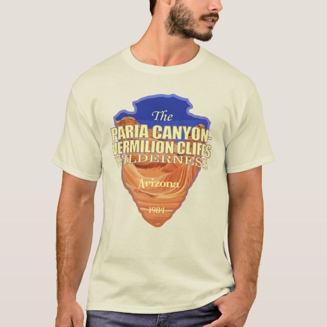 Paria Canyon - Vermilion Cliffs (Pfeilspitzen) T-Shirt (Vorderseite)