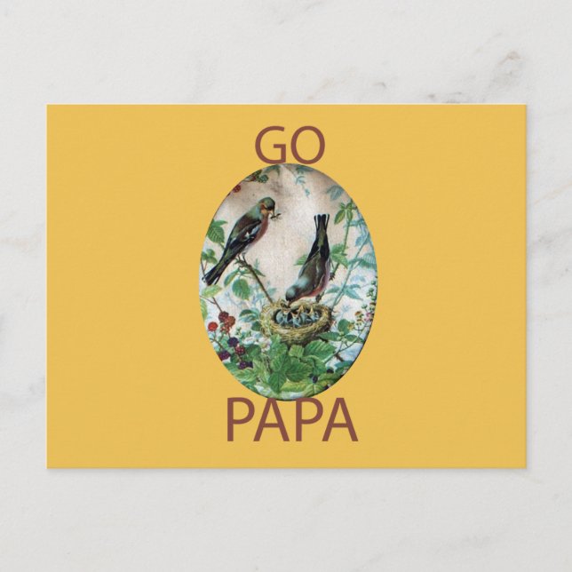 Parierte Eltern, Wertvolle Küken: Eine Naturgeschi Postkarte (Vorderseite)