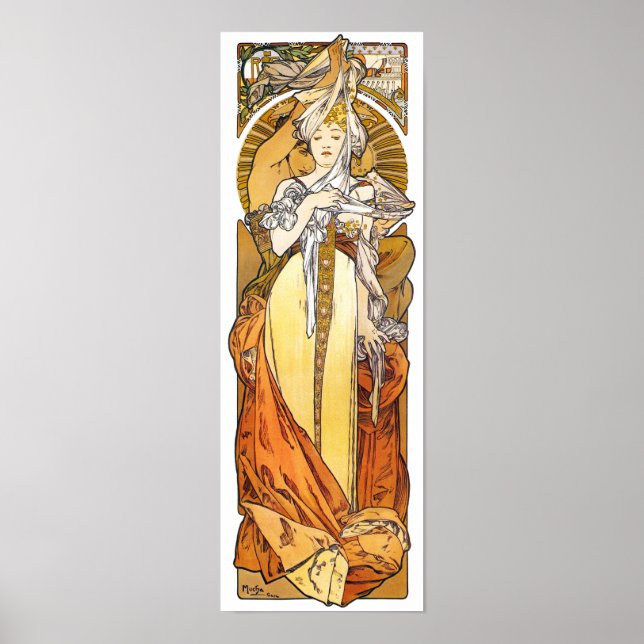 Paris 1900, Alphonse Mucha Poster (Vorne)