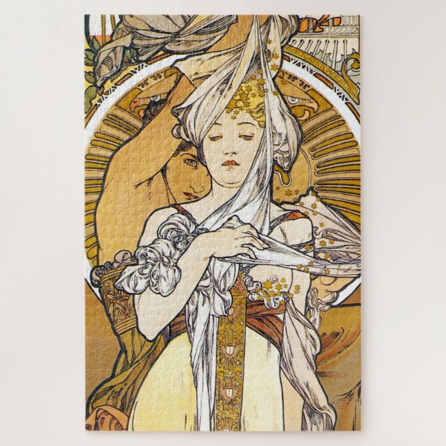 Paris 1900, Alphonse Mucha Puzzle (Vertikal)