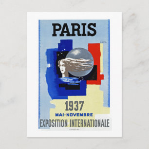 Paris 1937 ~ Exposition Internationale Postkarte