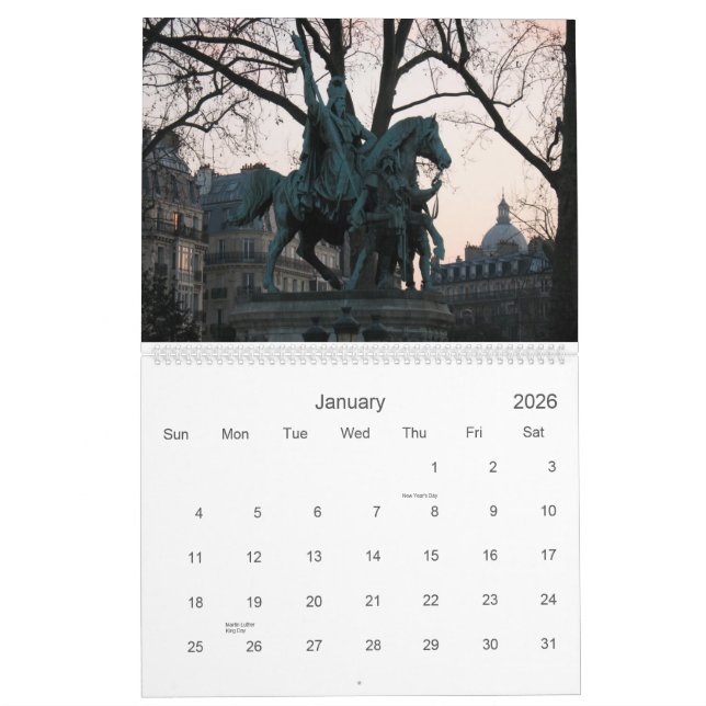 Paris 2014 kalender (Jan 2026)