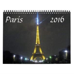 Paris 2016 kalender