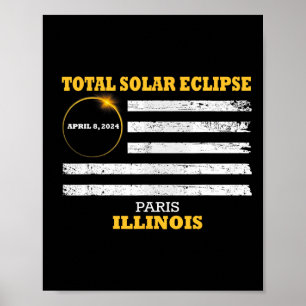 Paris 2024 Solar Eclipse 2024 040824 Eclipse Poster