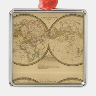 Paris 2 silbernes ornament