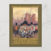 Paris à Londres Vintage Poster 1914