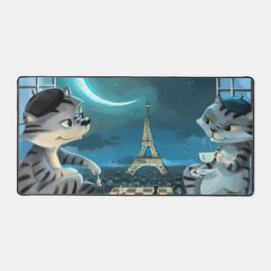 Paris am Nachttisch Mat Schreibtischunterlage