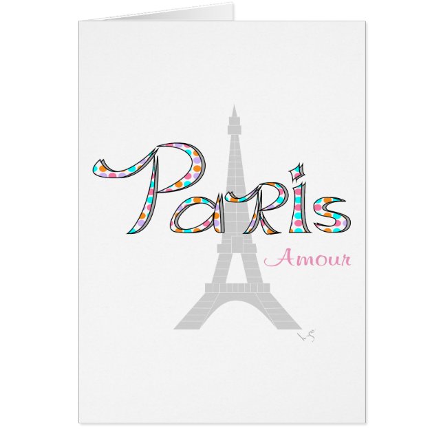 PARIS Amour mit Eiffelturm (Vorne)