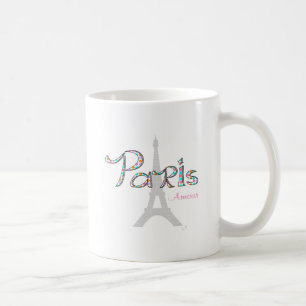 PARIS Amour mit Eiffelturm Tasse