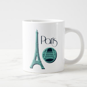 Paris Aquamarin Jumbo-Tasse