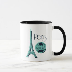 Paris aquamarin tasse