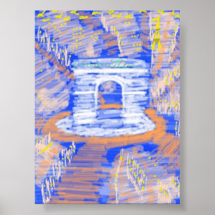 Paris Arc de Triomphe Poster