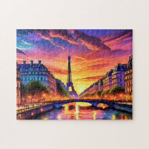 Paris Art 1 Skyline Art Foto Puzzles Paris Frankre