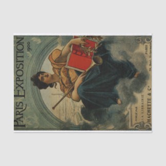 Paris-Ausstellung 1900 - Vintage französische Werb Seidenpapier