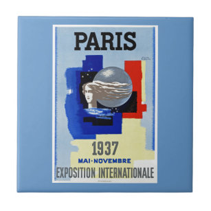 Paris ~ Ausstellung 1937 Internationale Fliese