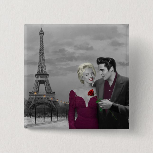 Paris B&W 2 Button (Vorderseite)