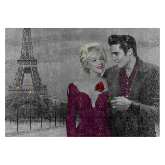 Paris B&W Schneidebrett (Vorderseite)