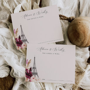 Paris Baby Duschberatung & Wunschkarte Postkarte