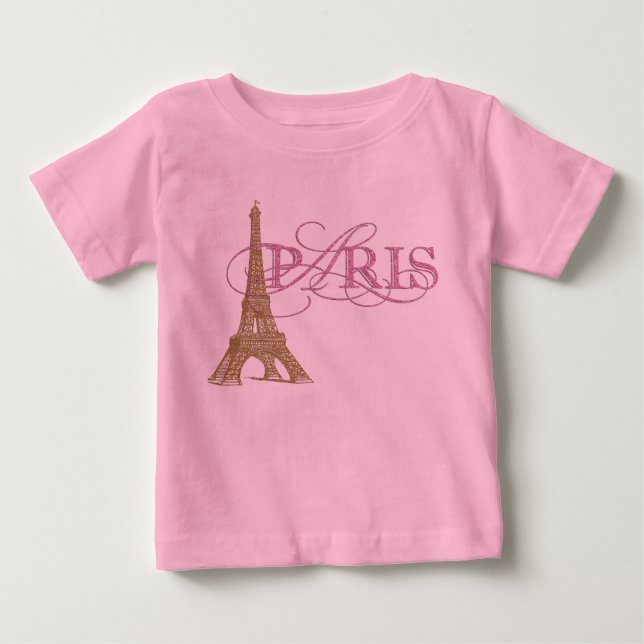 Paris Baby Girl T-shirt (Vorderseite)