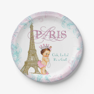 Paris-Baby-Party Pappteller