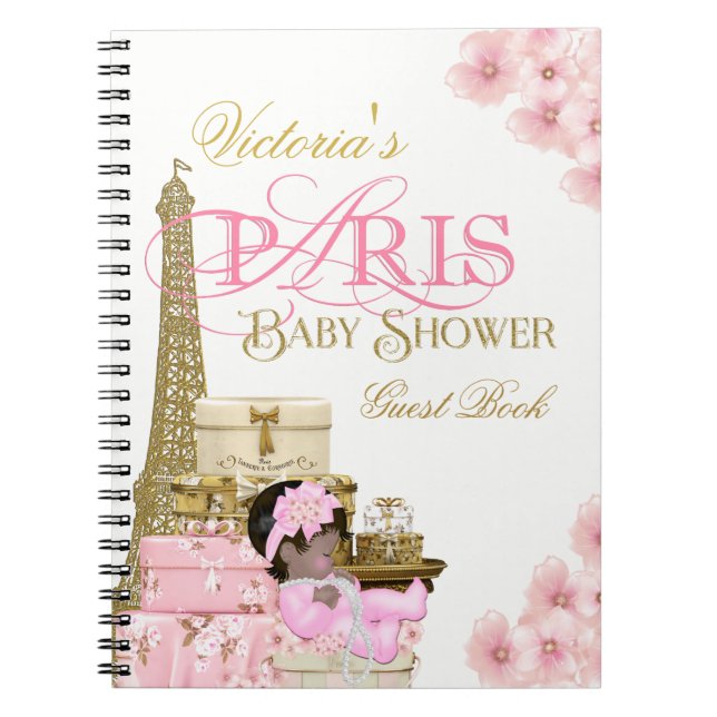 Paris Baby Showroom Guest Book Notizblock (Vorderseite)