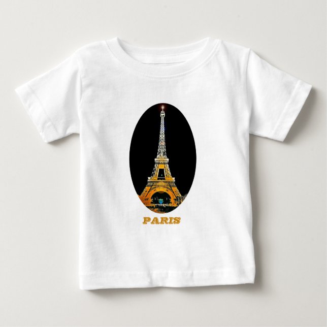 Paris Baby T-shirt (Vorderseite)