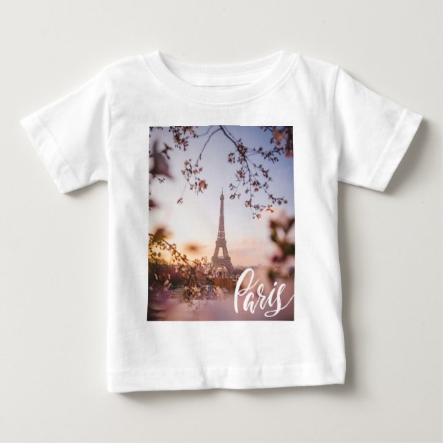 Paris Baby T-shirt (Vorderseite)