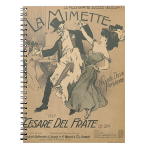 Paris Ballroom Musette Dance Vintag Belle Epoch Notizblock