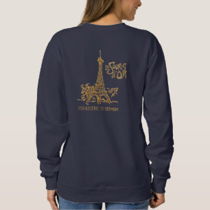 Paris Belle Epoque Französische Maus-Küche Whimsic Sweatshirt