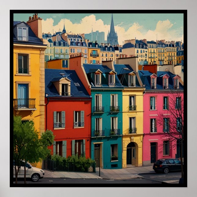 Paris bezaubern poster (Vorne)