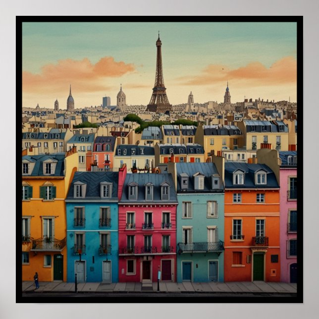Paris bezaubern poster (Vorne)