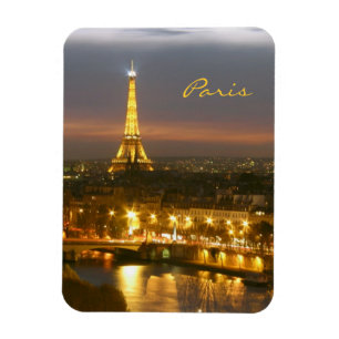Paris bis zum Nacht Magnet
