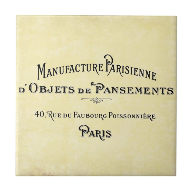 Paris Biz Card Fliese (Vorderseite)