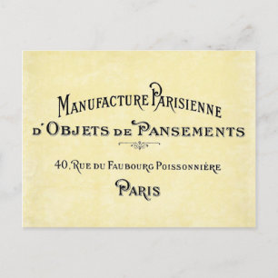 Paris Biz Card Postkarte
