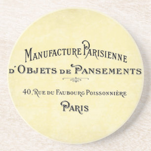 Paris Biz Card Sandstein Untersetzer