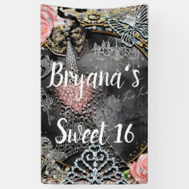 Paris Bling Glamour Sparkle Frankreich Party Banne Banner