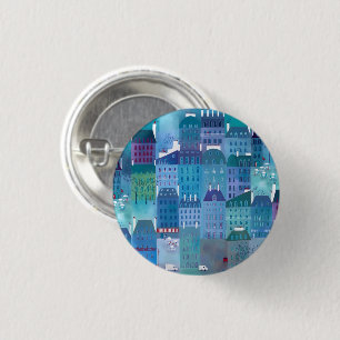 Paris Blues Button